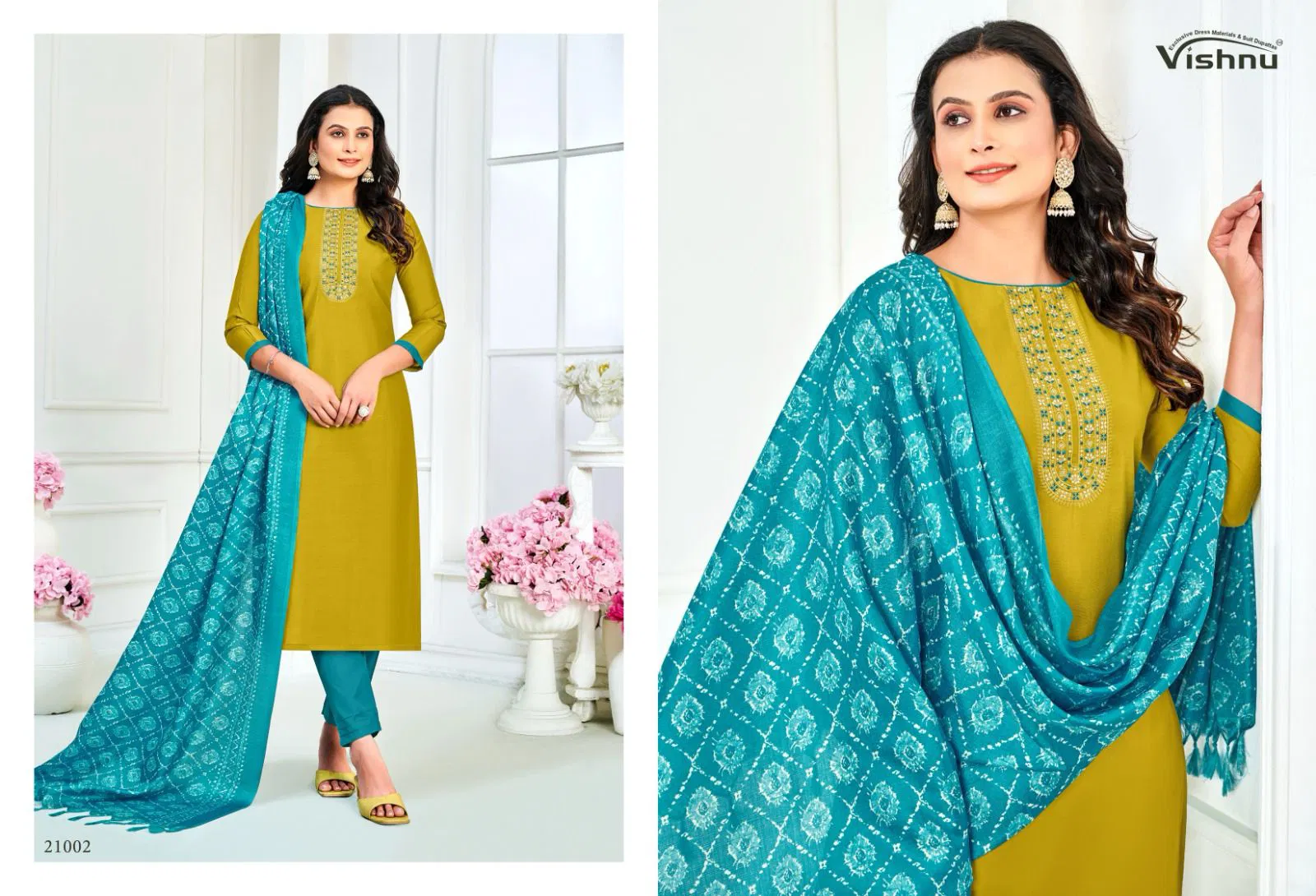 Evanka Vol 12 By Vishnu Roman Silk Designer Dress Material Online Wholesale